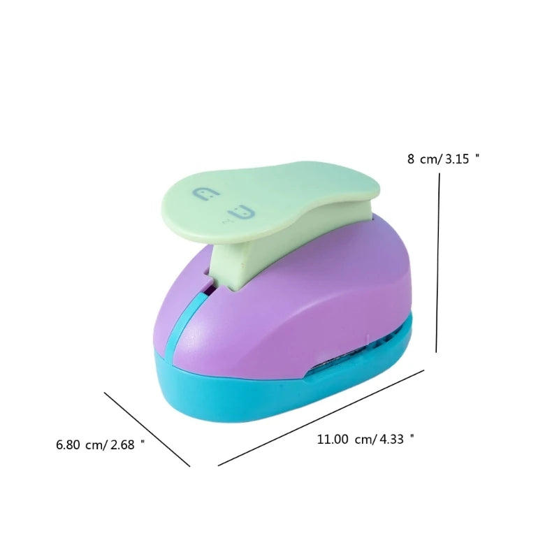 Convenient Paper Cutter Hole Round Cutter Durable DIY Embossing Punches Earring Card Punche for DIY Projects