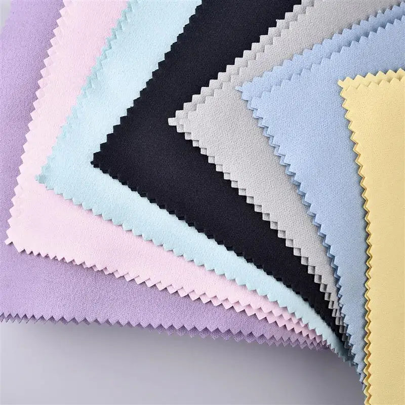 50Pcs/lot Polish Polishing Cloth Silver Color Cleaning Polishing Cloth Soft Clean Wipe Wiping Cloth For Silver Gold Jewelry Tool