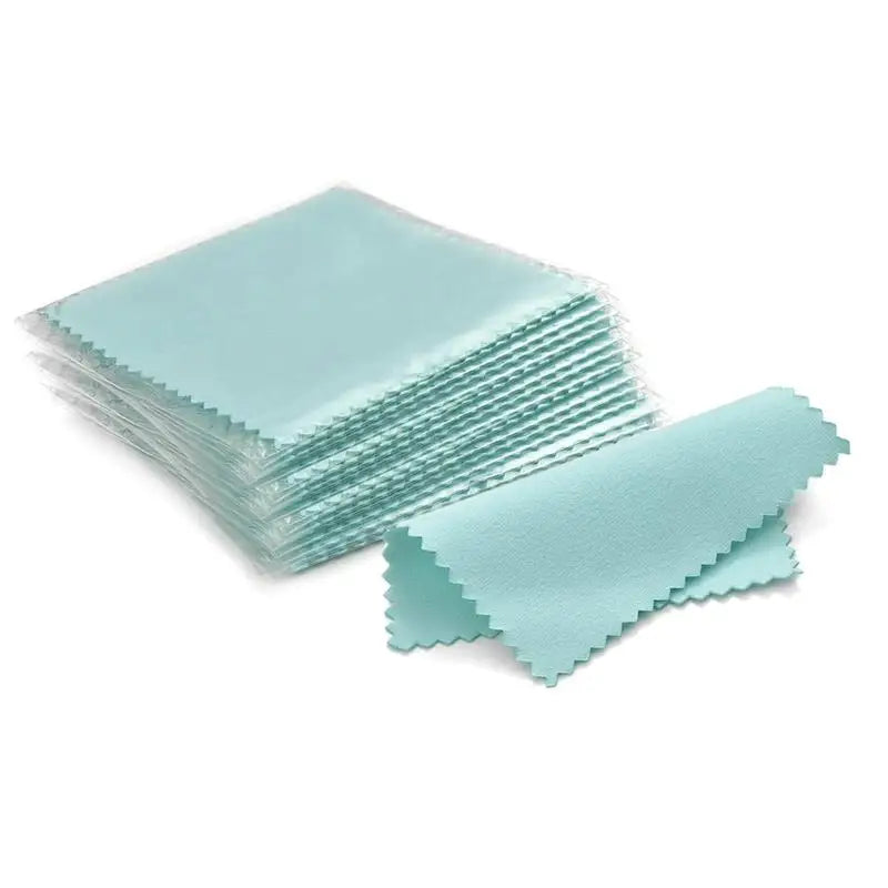50pcs Silverware Polishing Cloth Soft Cleaning Polishing Cloth Clean Wipe Wiping Cloth For Silver Gold Jewelry Tools Equipments