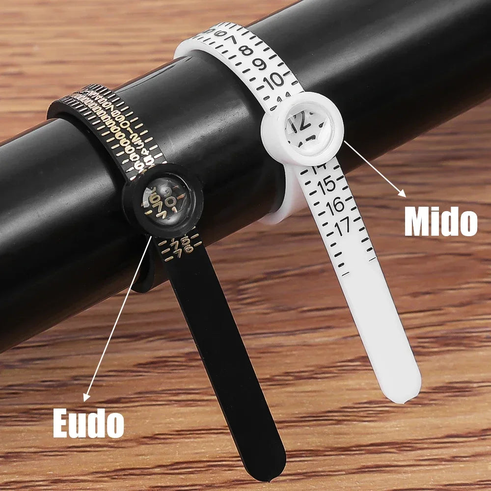 Ring sizer Measure Finger Coil Ring Sizing Tool UK/US/EU/JP Size Measurements Ring Sizer Gauge Tools Jewelry Accessory Newest