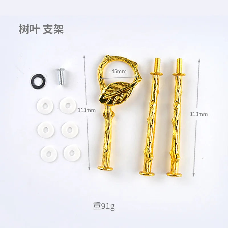 DIY Three-layer Round Fruit Plate Silicone Mold Cake Snack Rack Epoxy Resin Molds For Home Decoration Resin Art Mould