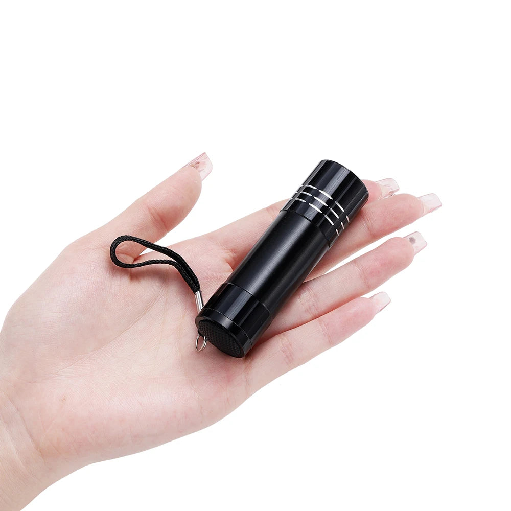 9W UV Resin Curing Lamp Light LED 395nm UV Flashlight For Epoxy UV Resin Cure Adhesive Glue Jewelry Equipments Tool