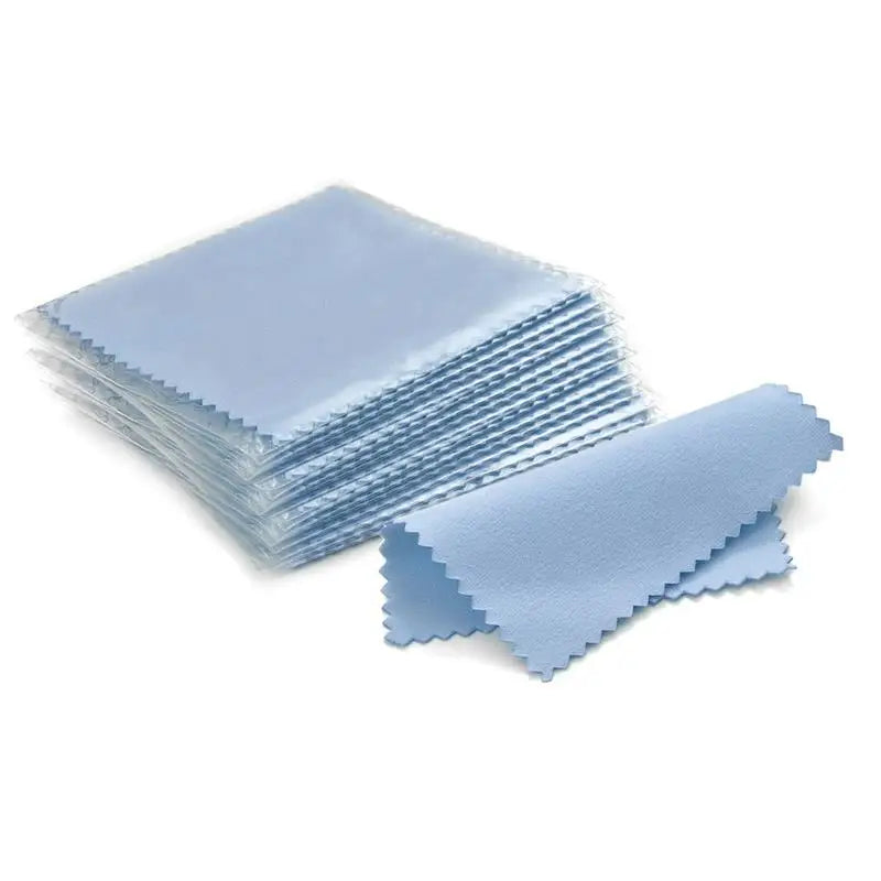 50pcs Silverware Polishing Cloth Soft Cleaning Polishing Cloth Clean Wipe Wiping Cloth For Silver Gold Jewelry Tools Equipments