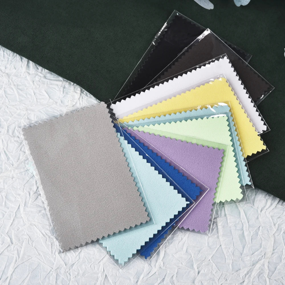 10-50pcs Polish Polishing Cloth Silver Color Cleaning Polishing Cloth Soft Clean Wipe Wiping Cloth For Silver Gold Jewelry Tool