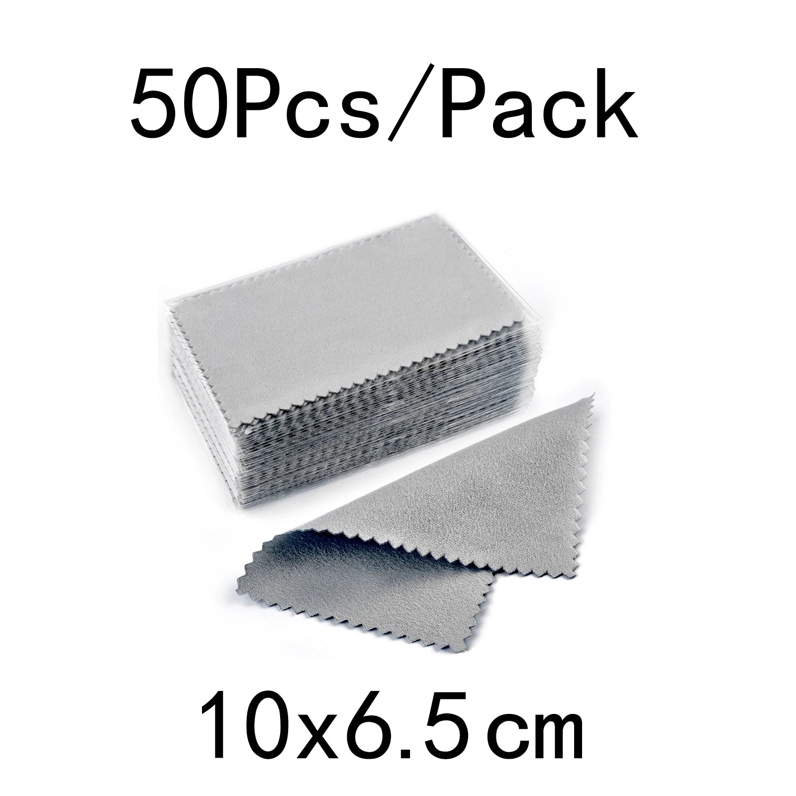 10-50pcs Polish Polishing Cloth Silver Color Cleaning Polishing Cloth Soft Clean Wipe Wiping Cloth For Silver Gold Jewelry Tool