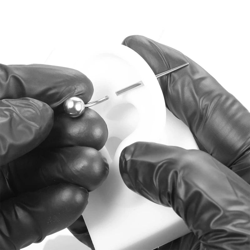 New Internal and External Thread Rod Body Piercing Stretch Guide Rod Button Rod Assistant Tool for Nose/navel/nipples/lip