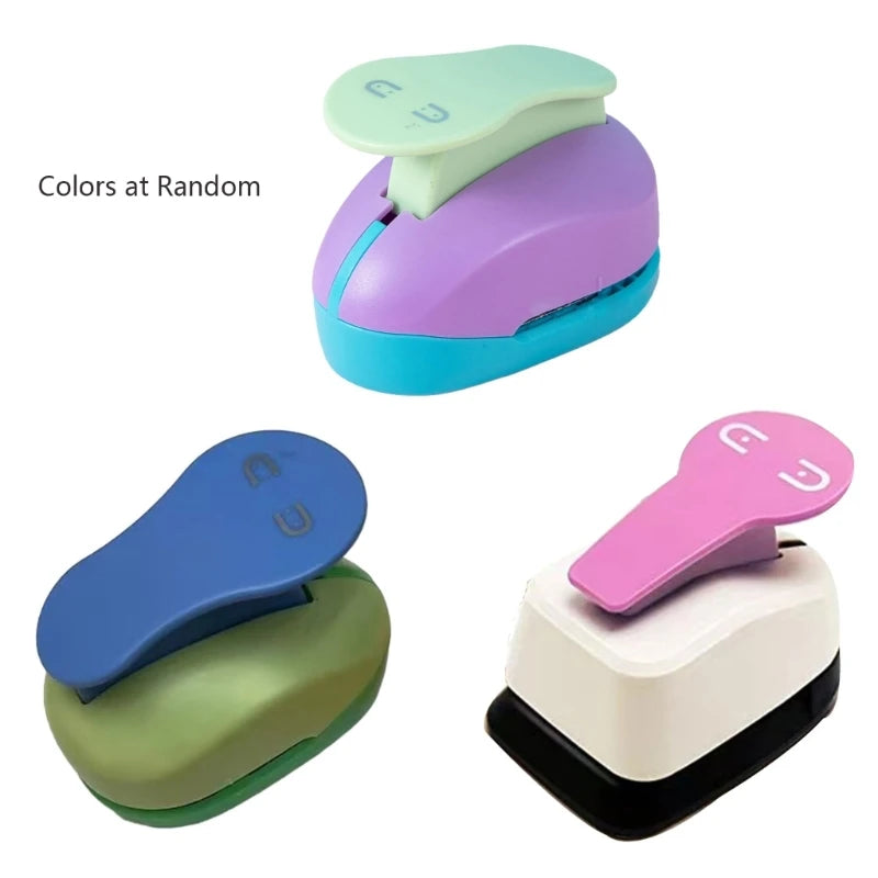 Convenient Paper Cutter Hole Round Cutter Durable DIY Embossing Punches Earring Card Punche for DIY Projects