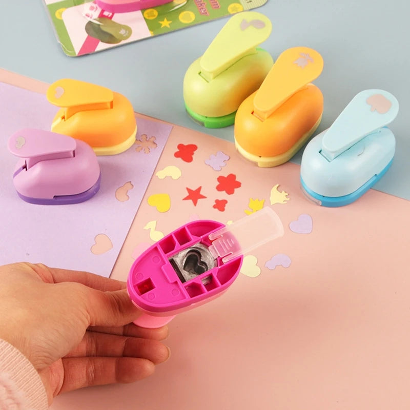 Convenient Paper Cutter Hole Round Cutter Durable DIY Embossing Punches Earring Card Punche for DIY Projects