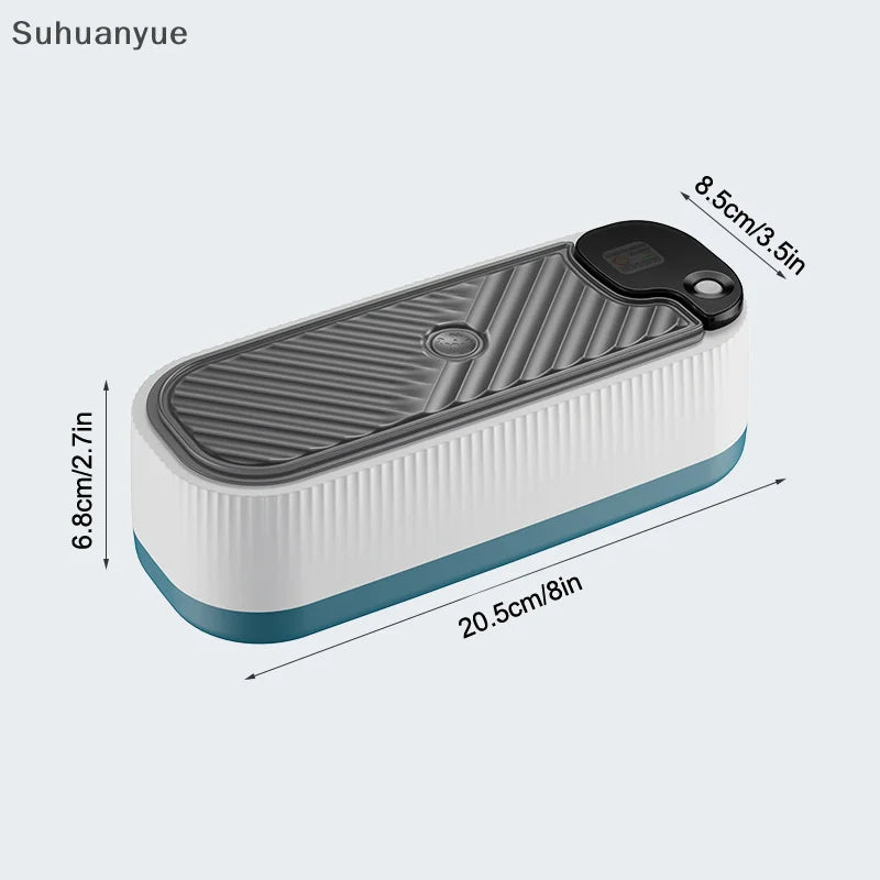 Bracelet Ultrasonic Cleaning Machine, Portable Sonic Jewelry Clean System, Single Push Start