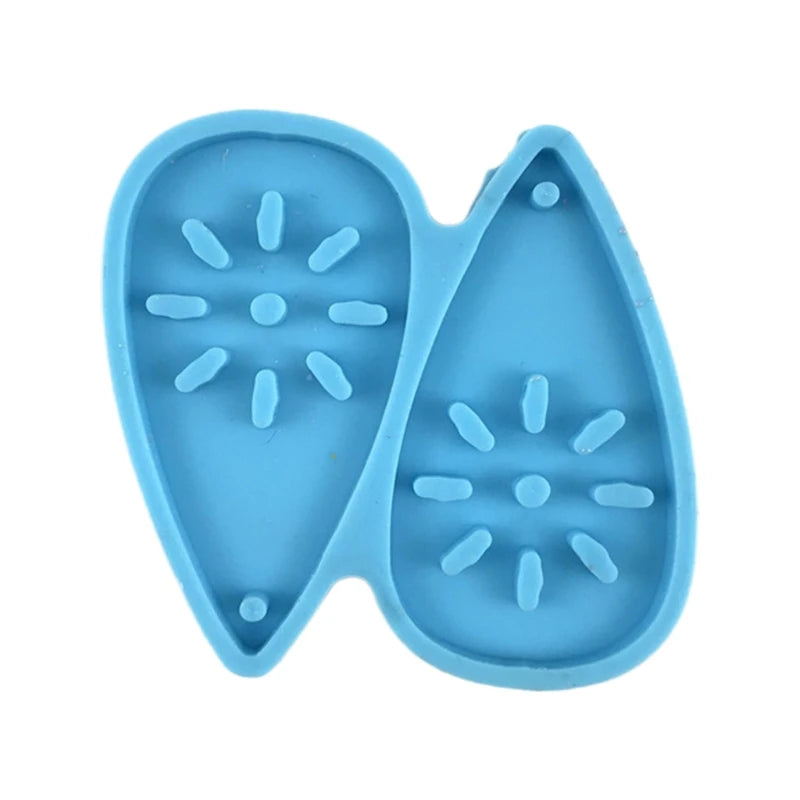 Valentine's Day Earrings Epoxy Resin Mold Eardrop Danglers Silicone Mould DIY Crafts Jewelry Pendants Casting Tools