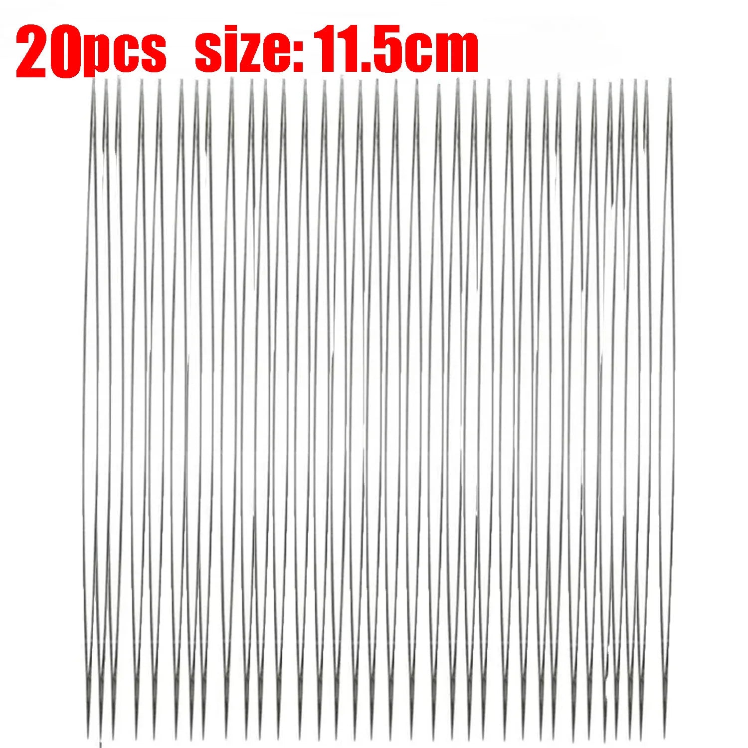 5/50Pcs Beading Needles Pins Set with Central Opening Curved Steel Needles for Bead Straight Beaded Needle Sewing Accessories