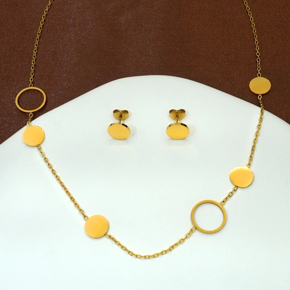 Romantic Jewelry Set: Necklace & Earrings for Women, Perfect Gift for Date, Birthday, Valentine‘s & Christmas