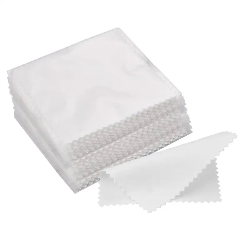 50pcs Silverware Polishing Cloth Soft Cleaning Polishing Cloth Clean Wipe Wiping Cloth For Silver Gold Jewelry Tools Equipments