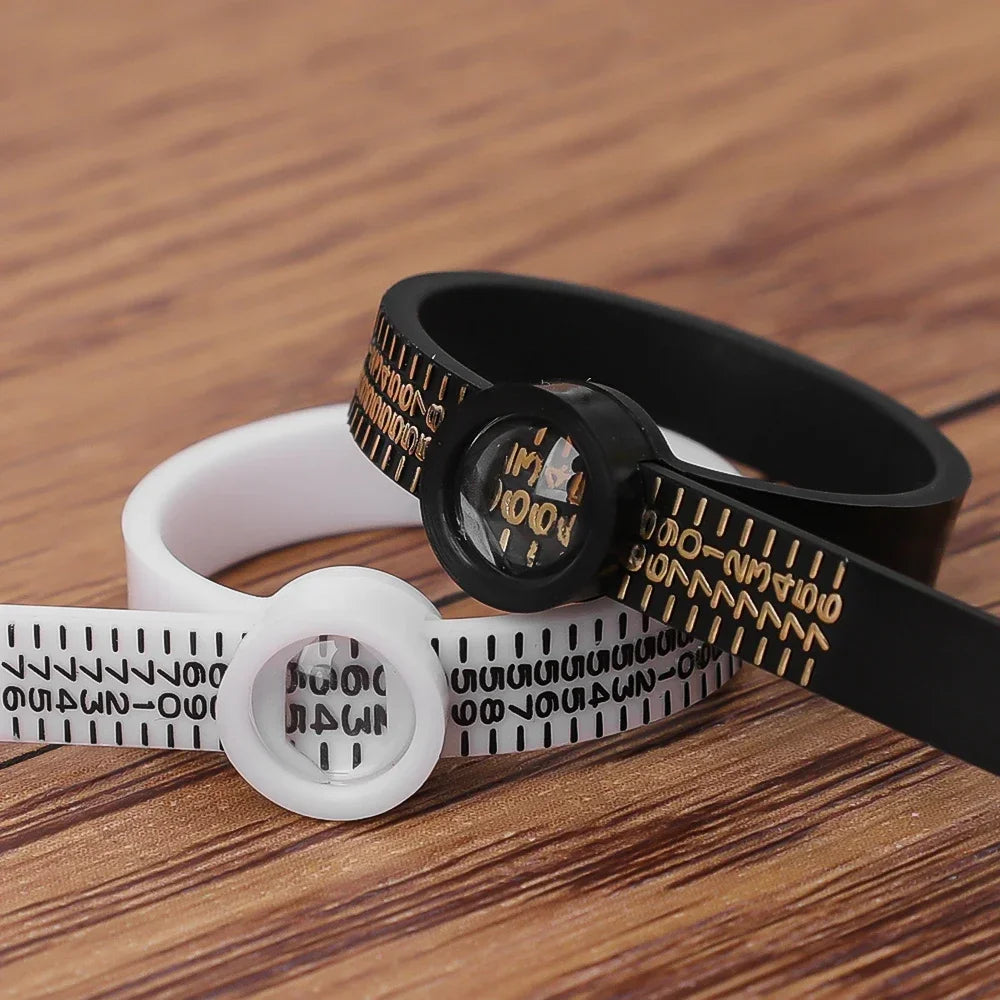 Ring sizer Measure Finger Coil Ring Sizing Tool UK/US/EU/JP Size Measurements Ring Sizer Gauge Tools Jewelry Accessory Newest