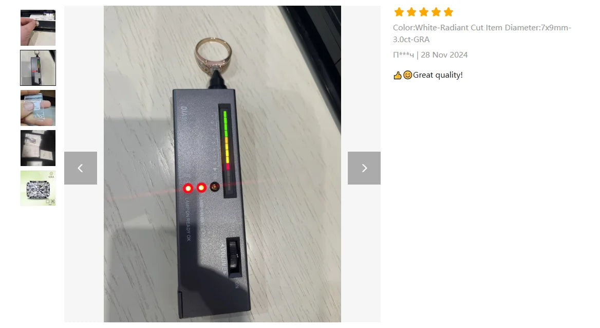 Moissanite Stone Radiant Cut D Color VVS1 Gemstone Lab Grown Synthetic Diamond for Charms Women Jewelry with  Certificate