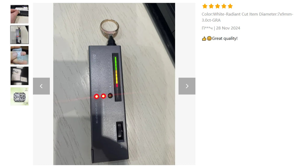 Moissanite Stone Radiant Cut D Color VVS1 Gemstone Lab Grown Synthetic Diamond for Charms Women Jewelry with  Certificate