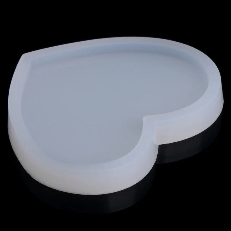 Silicone Heart Pendant Mold DIY Making Jewelry Resin Casting Craft Tool Dried Flower Resin Decorative DIY Hand Crafts