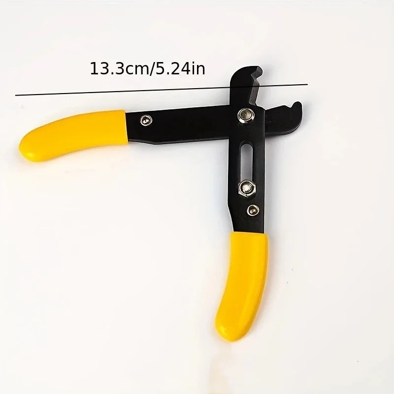 Jewelry Making Chain Pliers - Riveted Manual Bag Chain Opening/Closing Tool, Adjustable Mini Stripper for Chain Installation