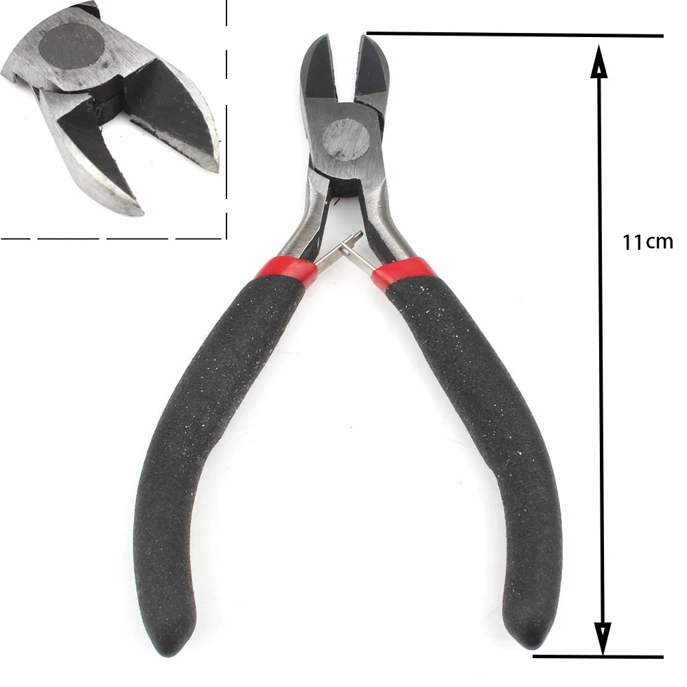 32 Types Mini Pliers Diagonal Pliers Long Needle Nose Cutter Handcraft Beading Insulated Plier For DIY Small Jewelry Pliers Tool