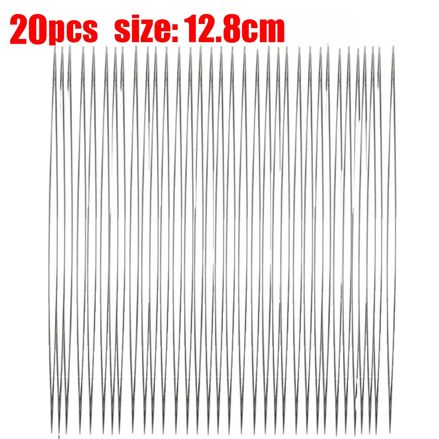 5/50Pcs Beading Needles Pins Set with Central Opening Curved Steel Needles for Bead Straight Beaded Needle Sewing Accessories