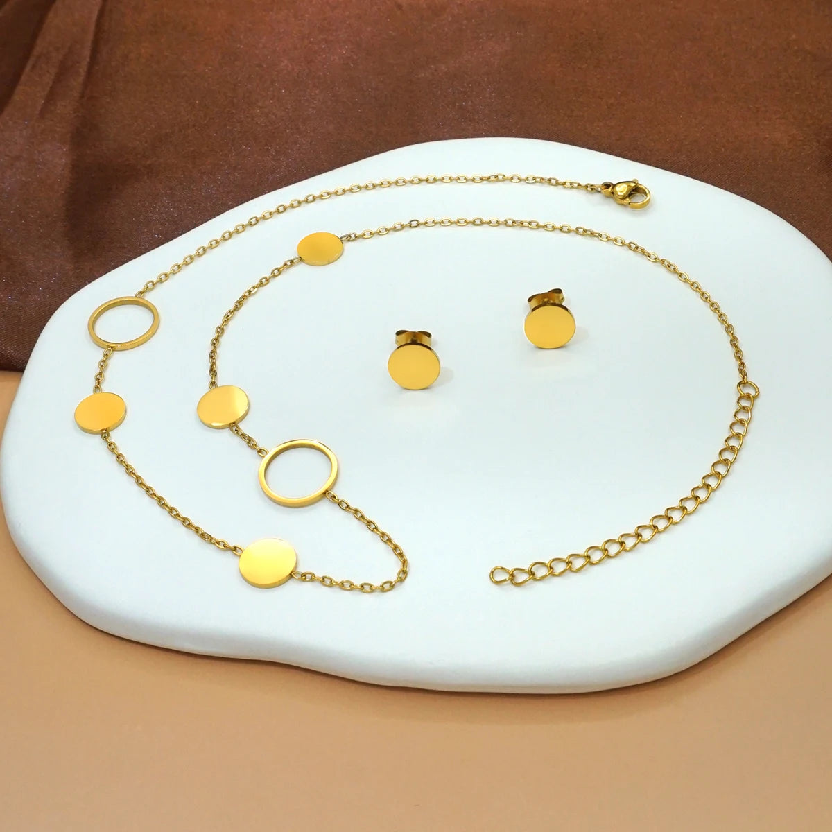 Romantic Jewelry Set: Necklace & Earrings for Women, Perfect Gift for Date, Birthday, Valentine‘s & Christmas