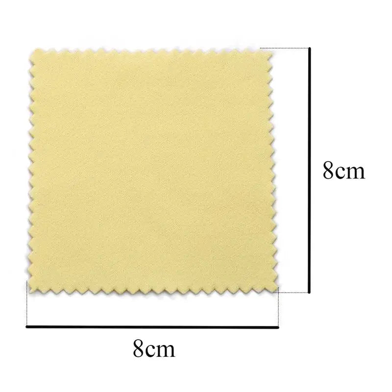 50pcs Silverware Polishing Cloth Soft Cleaning Polishing Cloth Clean Wipe Wiping Cloth For Silver Gold Jewelry Tools Equipments