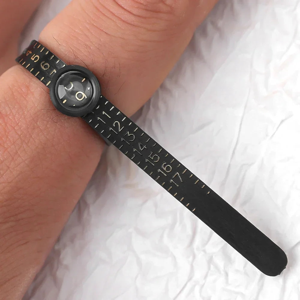 Ring sizer Measure Finger Coil Ring Sizing Tool UK/US/EU/JP Size Measurements Ring Sizer Gauge Tools Jewelry Accessory Newest