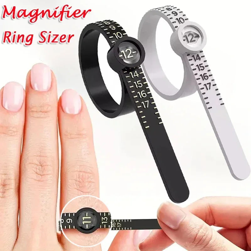 Ring sizer Measure Finger Coil Ring Sizing Tool UK/US/EU/JP Size Measurements Ring Sizer Gauge Tools Jewelry Accessory Newest