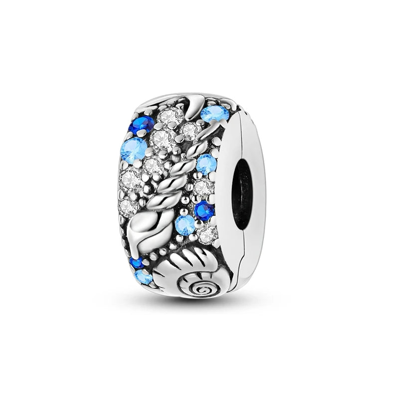 Hot Sales 925 Silver Original Charms Beads Colored Pendant Charm Fit Bracelet Necklace Dangle For Women DIY Jewelry Making