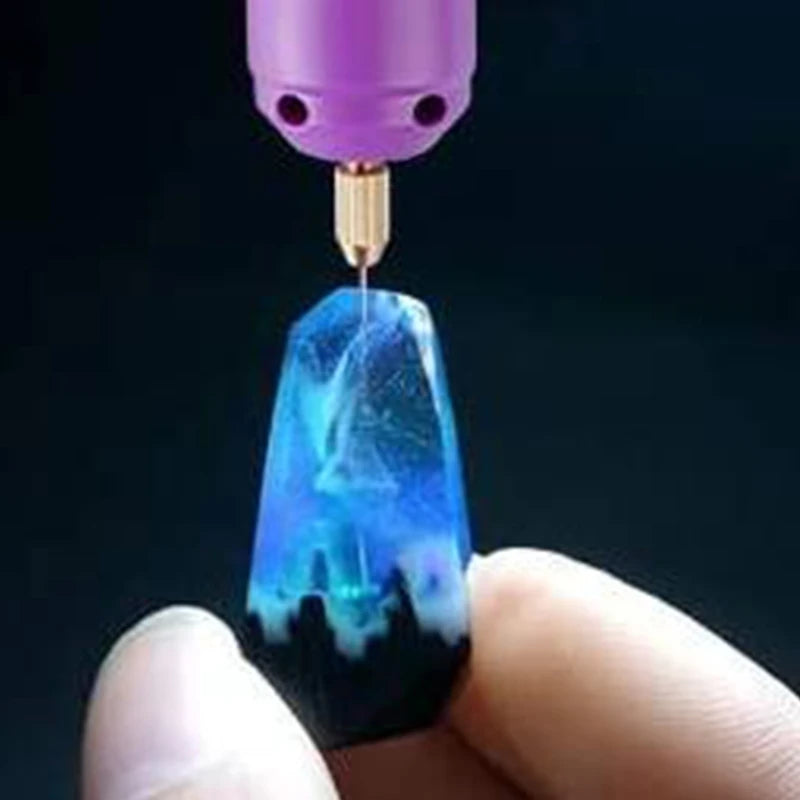 1 Set Epoxy Resin Kit DIY Jewelry Making Tools Shiny Powder Cup Silicone Mold Necklace Pendant Ring Gifts Handmade Creative