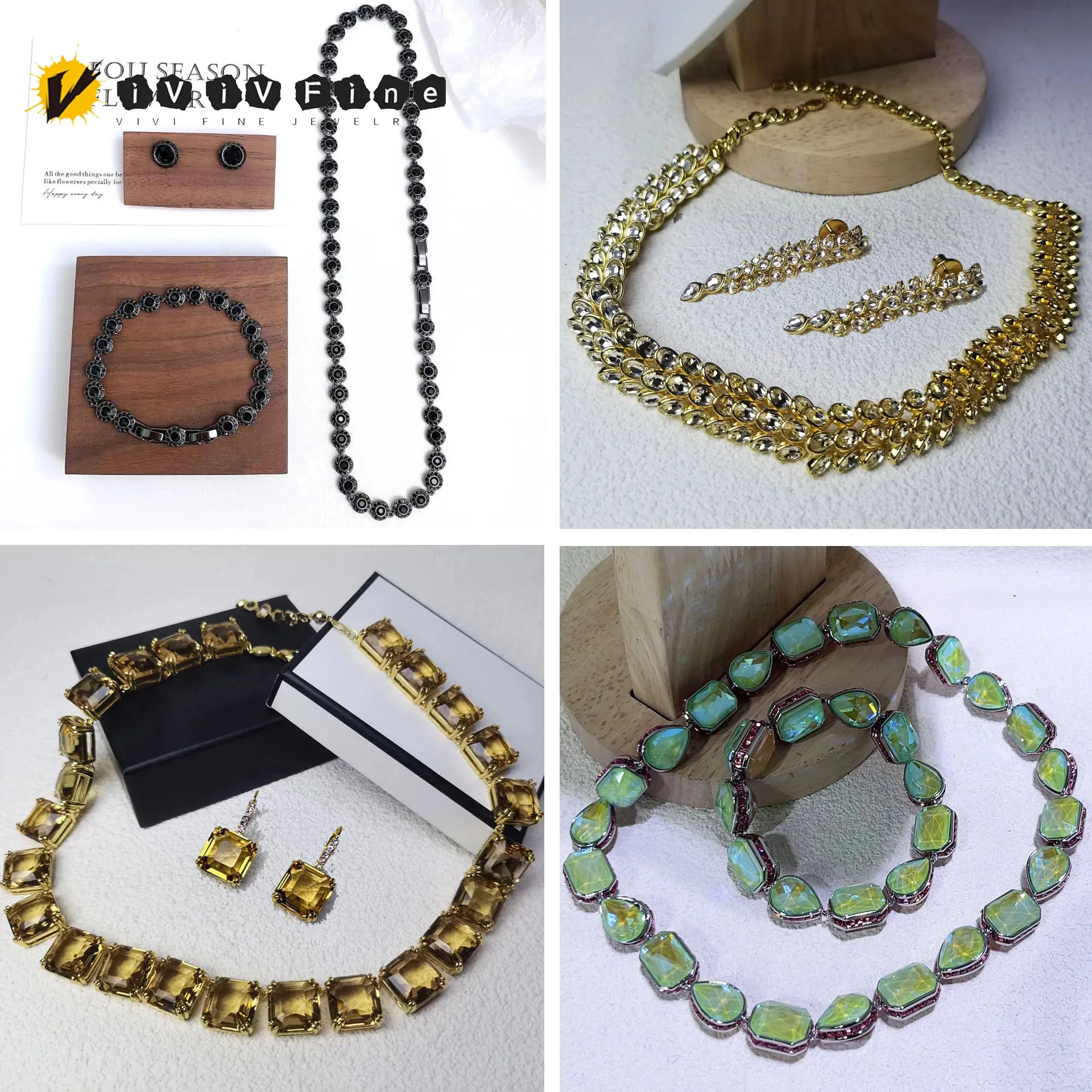 2025 New Original High Jewelry Set Collection Charming for Women Necklace Earrings Bracelet Best Wedding Gift