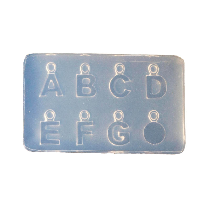 R3MC Mini Letter Numbers 3D Nail Art Decorations UV Crystal Epoxy Mold Silicone Mould