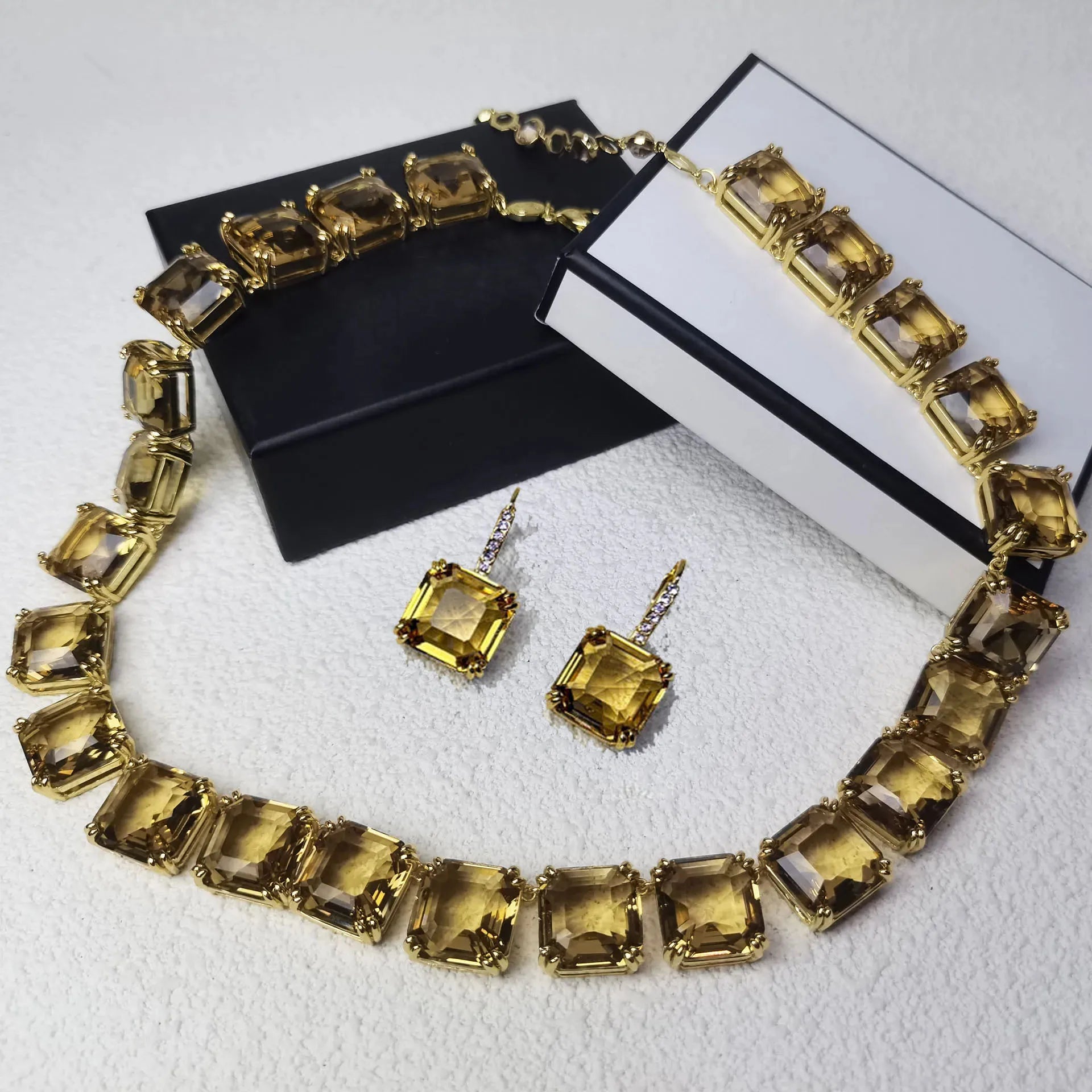 2025 New Original High Jewelry Set Collection Charming for Women Necklace Earrings Bracelet Best Wedding Gift