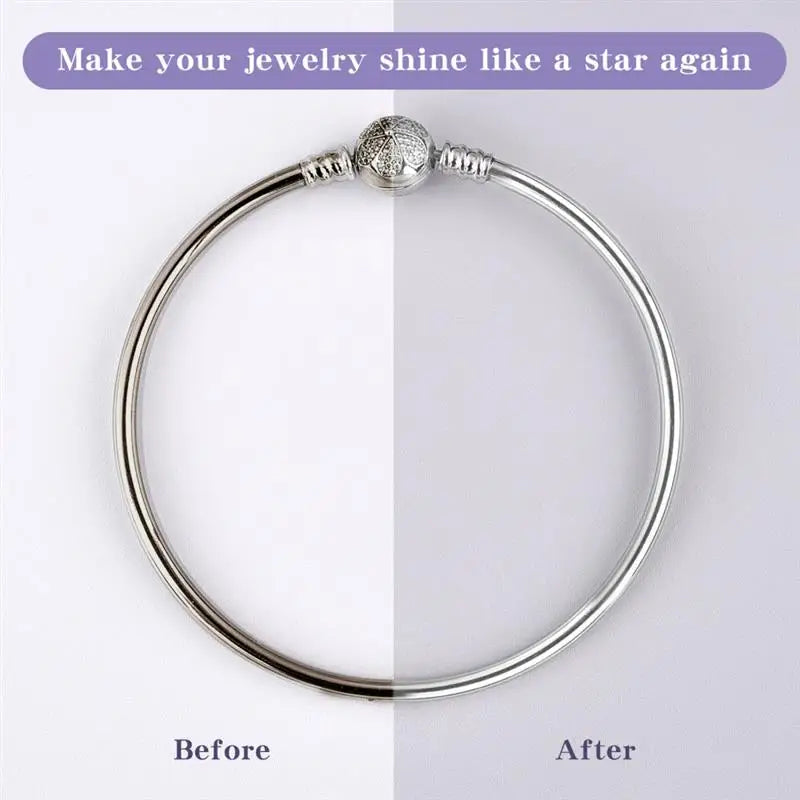 50Pcs/lot Polish Polishing Cloth Silver Color Cleaning Polishing Cloth Soft Clean Wipe Wiping Cloth For Silver Gold Jewelry Tool