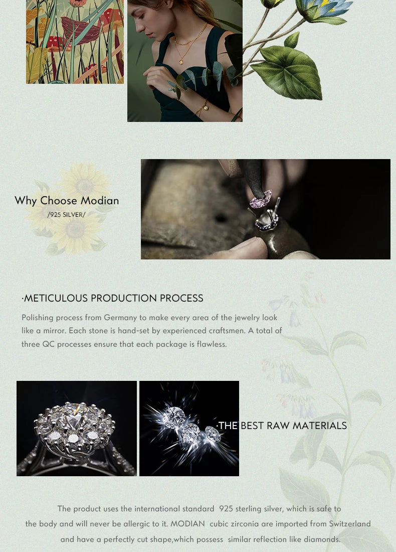 MODIAN Real 925 Sterling Silver Angel Wings Simple Stud Earrings Trendy Earrings For Women Birthday Anniversary Jewelry Gift