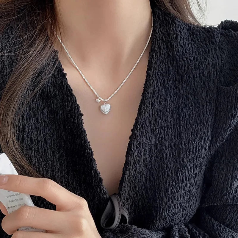 VENTFILLE 925 Sterling Silver Cat Pearl Necklace For Women Animal Retro Court Design Jewelry Birthday Gifts