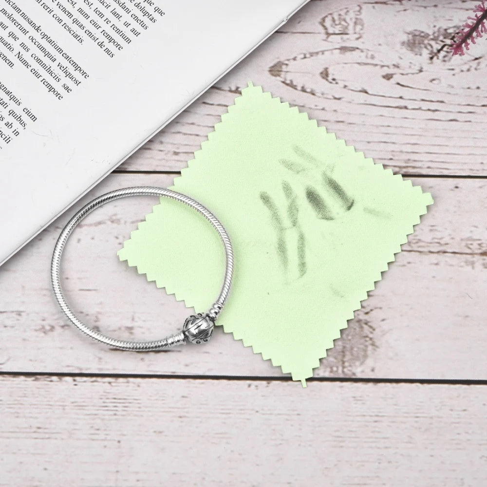 10-50pcs Polish Polishing Cloth Silver Color Cleaning Polishing Cloth Soft Clean Wipe Wiping Cloth For Silver Gold Jewelry Tool