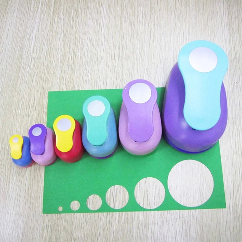Convenient Paper Cutter Hole Round Cutter Durable DIY Embossing Punches Earring Card Punche for DIY Projects