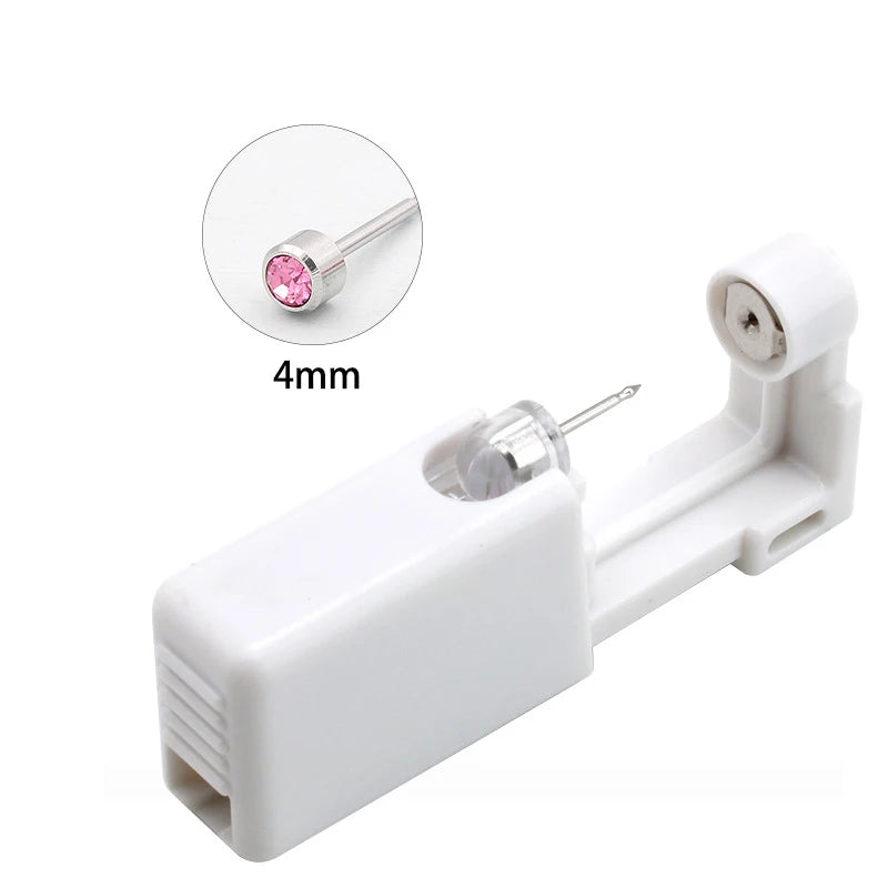 1pc Ear Stud Disposable Sterile Piercing Stud Gun Body Tragus Helix Earrings Safety Piercing Jewelry Tool Making Accessories