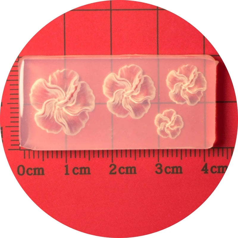 3D Nail Art Mold UV Epoxy Resin Glue Petal Flower Silicone Mold Three-Dimensional Flower Decorative Diamond Sticker Nail Jewelry