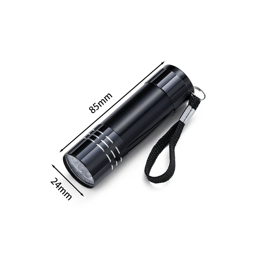 9W UV Resin Curing Lamp Light LED 395nm UV Flashlight For Epoxy UV Resin Cure Adhesive Glue Jewelry Equipments Tool