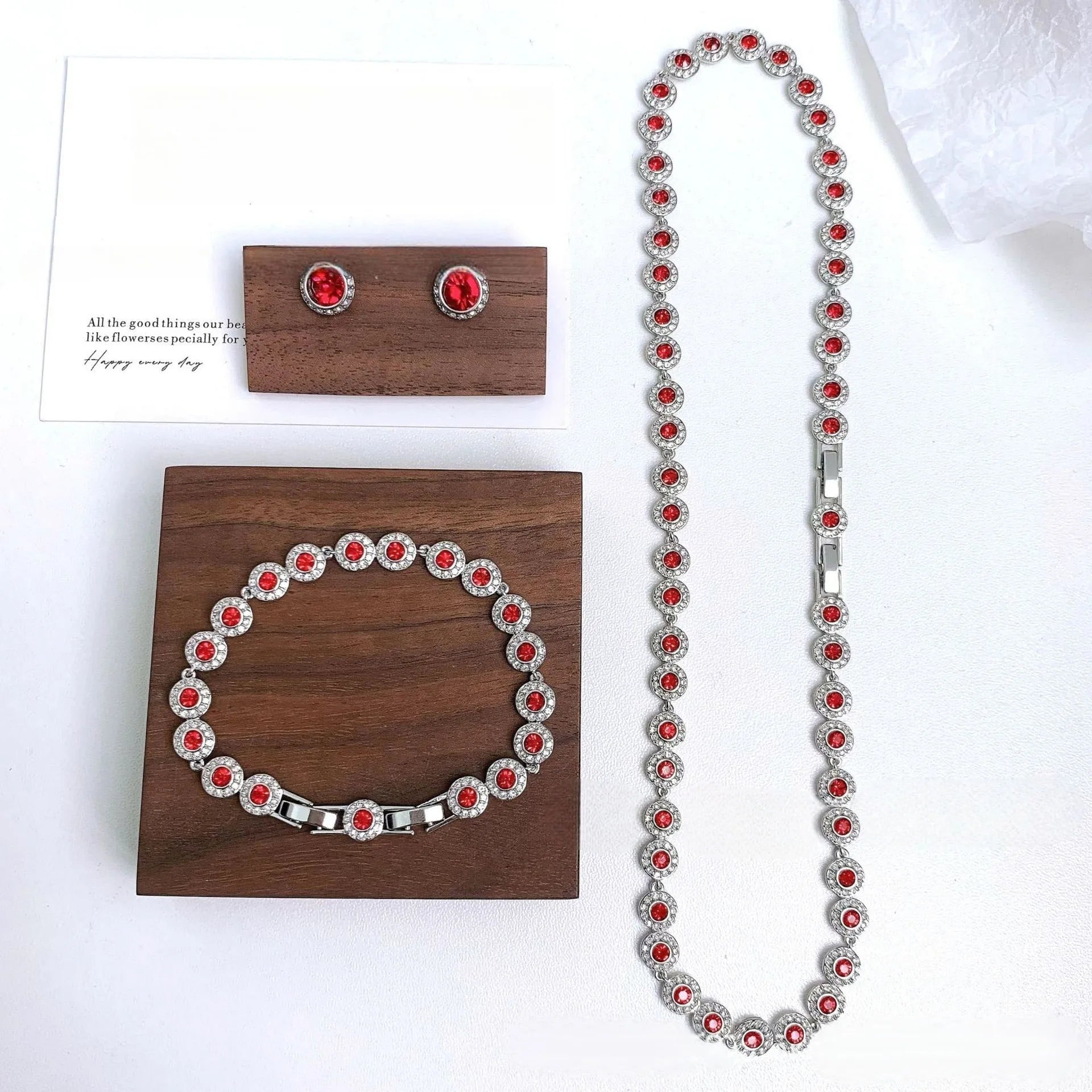 2025 New Original High Jewelry Set Collection Charming for Women Necklace Earrings Bracelet Best Wedding Gift