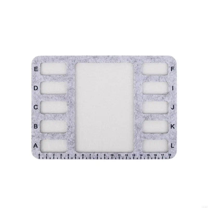 Nonslip Beading Mat Beads Design Tray For Jewelry Making With Felt Surfaces And Measurement Markings H8WF