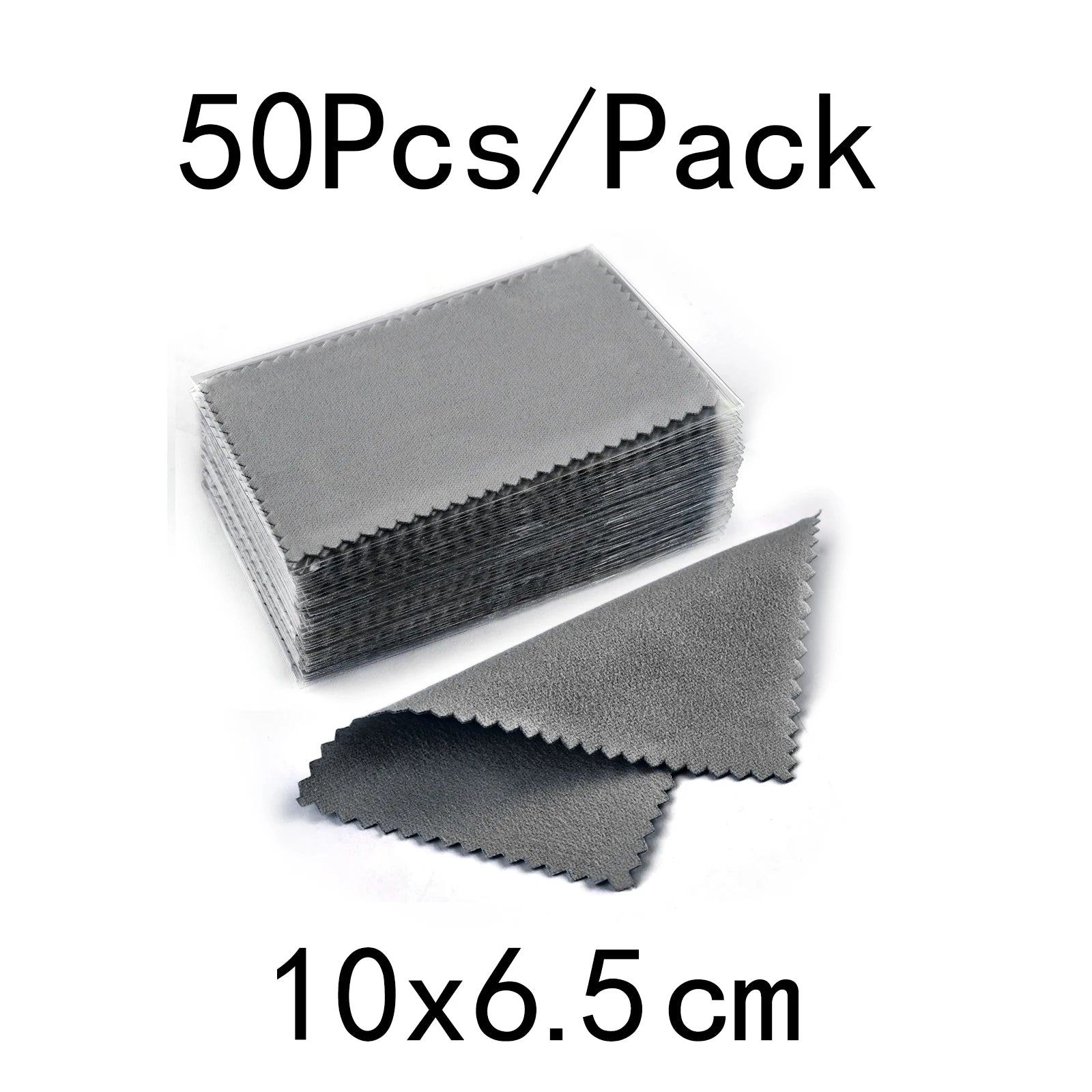 10-50pcs Polish Polishing Cloth Silver Color Cleaning Polishing Cloth Soft Clean Wipe Wiping Cloth For Silver Gold Jewelry Tool