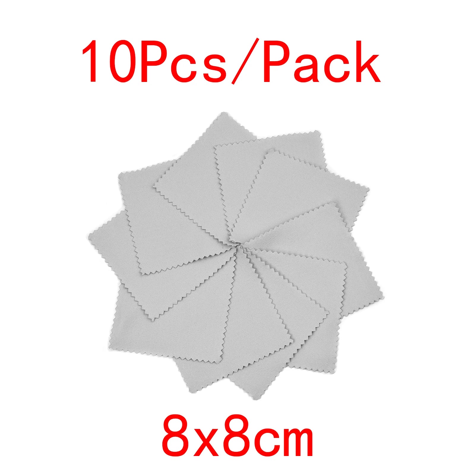 10-50pcs Polish Polishing Cloth Silver Color Cleaning Polishing Cloth Soft Clean Wipe Wiping Cloth For Silver Gold Jewelry Tool