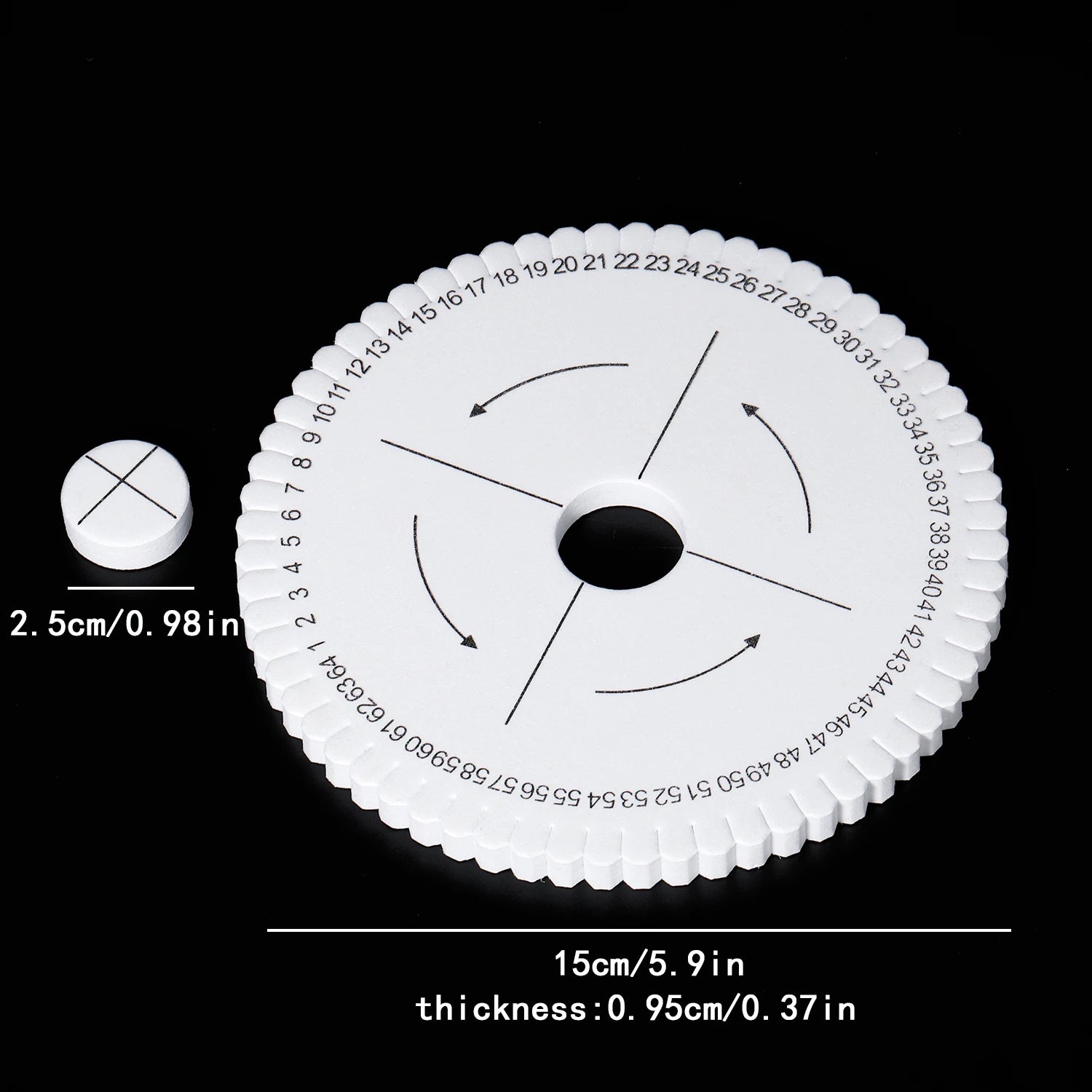 Round Square Knitting Kumihimo Beading Cord Disc Braiding Disk Tray Braided Plate Positioning Pin DIY Bracelet Weaving Board
