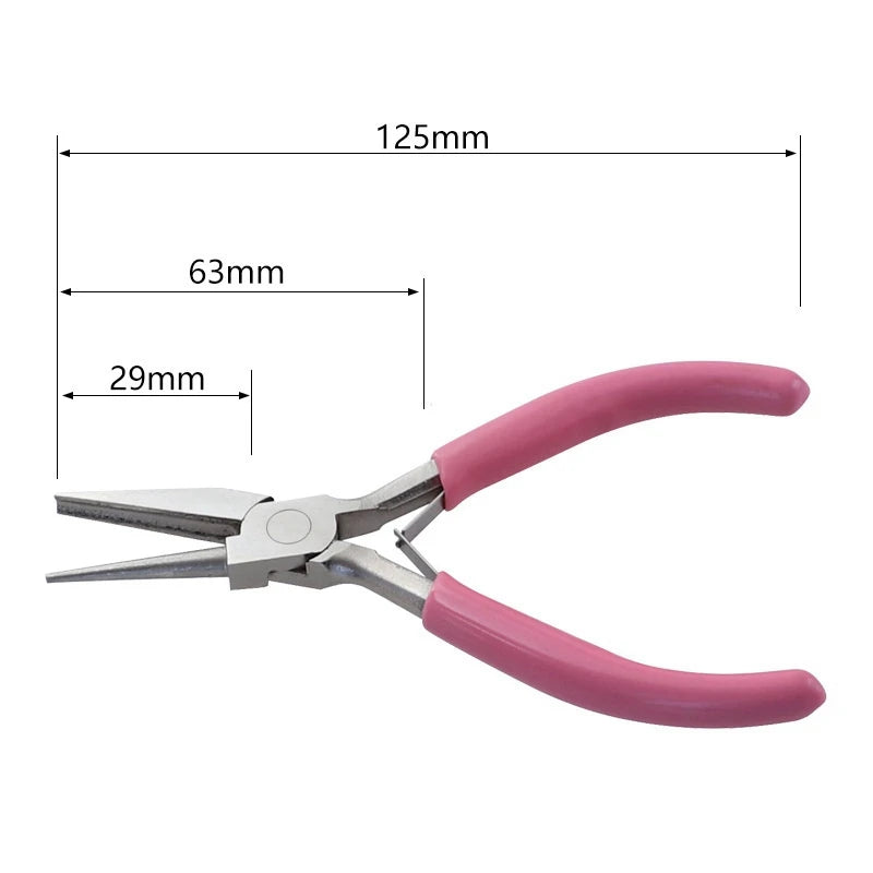 Round Concave Plier Wire Looping Plier Mini Precision Plier Wire Bending Tools for DIY Jewelry Making Hobby Projects
