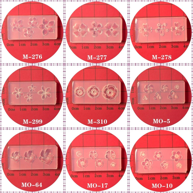 3D Nail Art Mold UV Epoxy Resin Glue Petal Flower Silicone Mold Three-Dimensional Flower Decorative Diamond Sticker Nail Jewelry