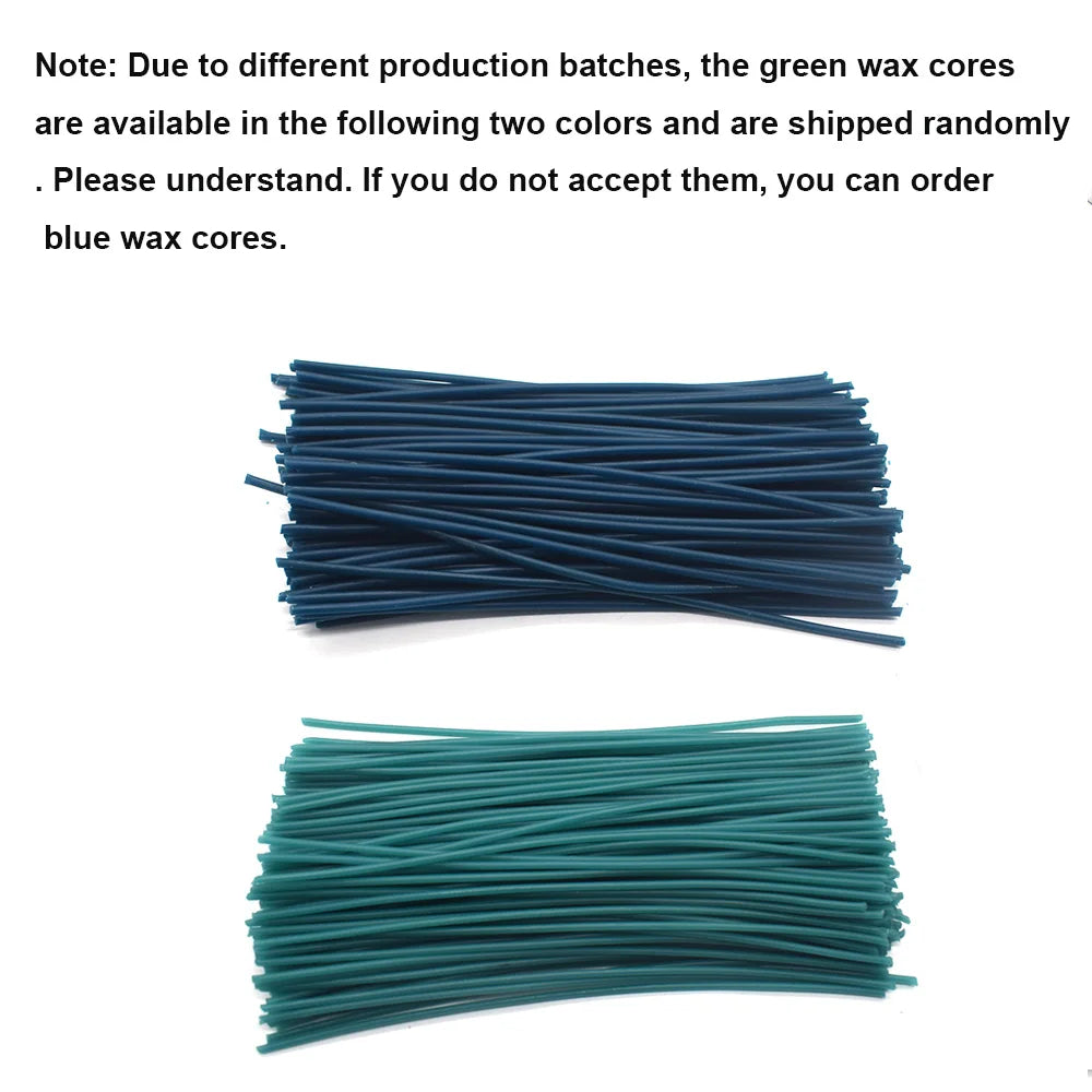 1Box Blue Green Wax Strip Wax Line Wax Column for Jewelry Casting Welding Molding Tool