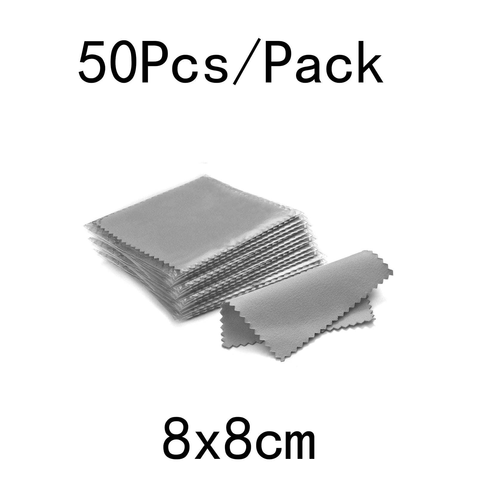 10-50pcs Polish Polishing Cloth Silver Color Cleaning Polishing Cloth Soft Clean Wipe Wiping Cloth For Silver Gold Jewelry Tool